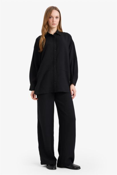 تونيكة كم طويل قصة مريحة