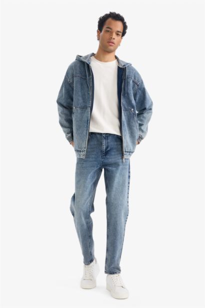 جاكيت اوفر سايز بساق بسحاب