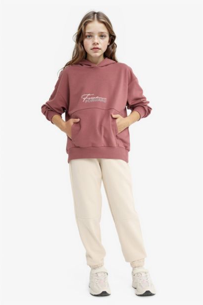 بنطلون سويت بانتس بناتي جوجر فيت بخصر مطاطي