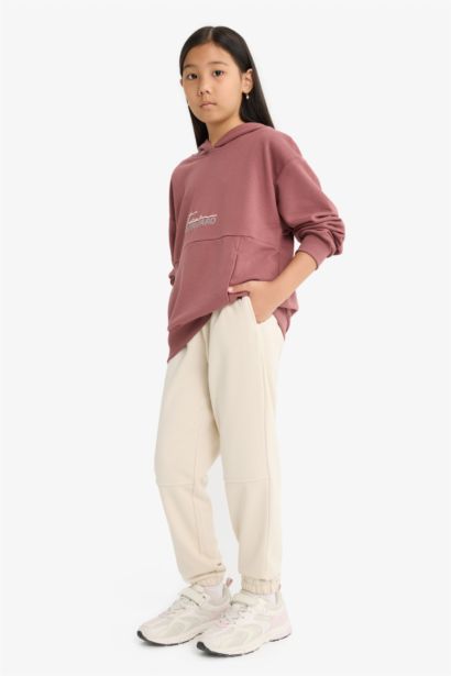 Girl Elastic Waist Jogger Sweatpants