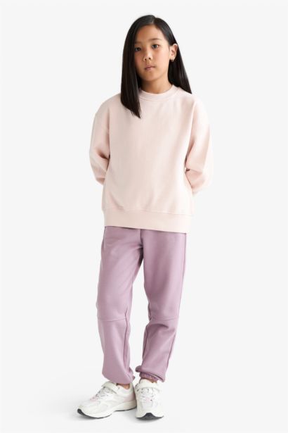 Girl Elastic Waist Jogger Sweatpants