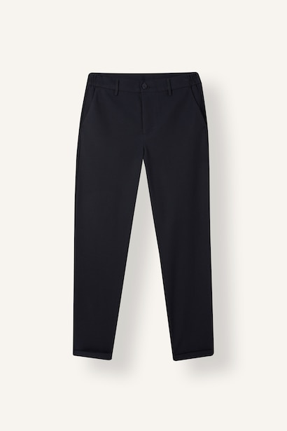 Tailored Fit Dar Kesim Penye Pantolon