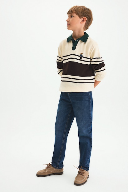 Straight Fit Jean Erkek Çocuk