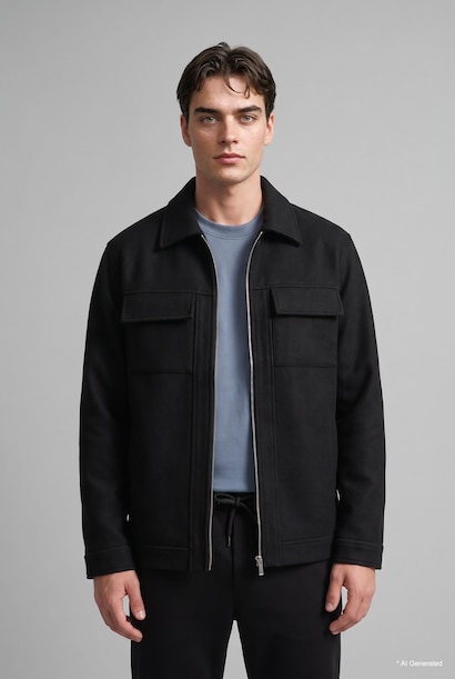 Sıcak Tutan Slim Fit Astarlı Fermuarlı Mont