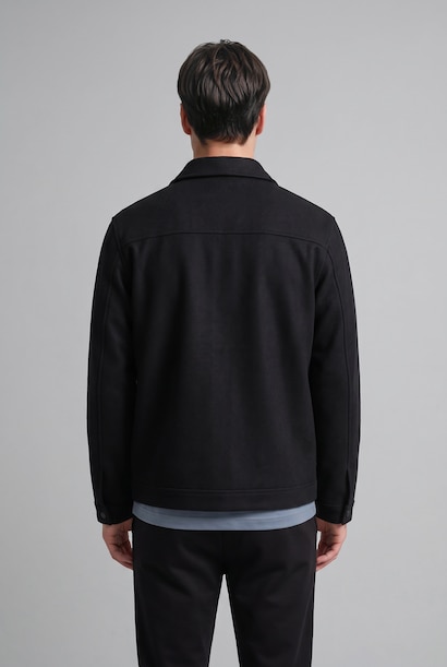 Sıcak Tutan Slim Fit Astarlı Fermuarlı Mont