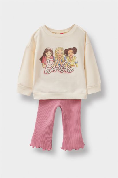 Baby Girl Barbie Sweatshirt Leggings 2 Piece Set