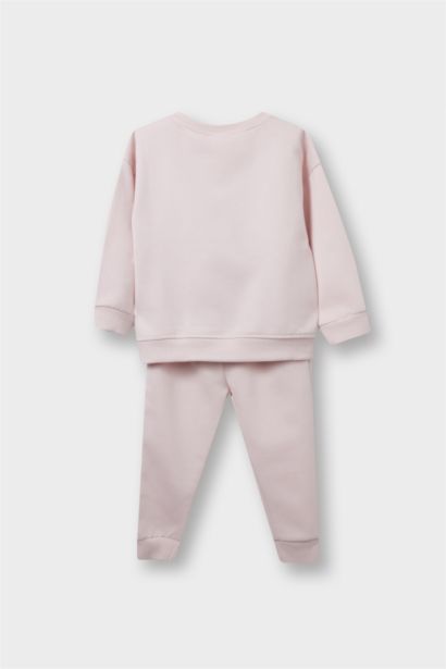 Baby Girl Unicorn Printed Soft Lining Sweatshirt Sweatpants 2 Piece Set