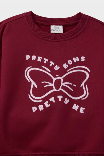 Baby Girl Printed Sweatshirt Sweatpants 2 Piece Set