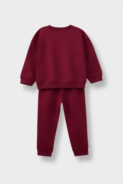 Baby Girl Printed Sweatshirt Sweatpants 2 Piece Set