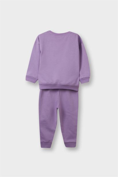 Baby Girl Soft Sweatshirt Sweatpants 2 Piece Set
