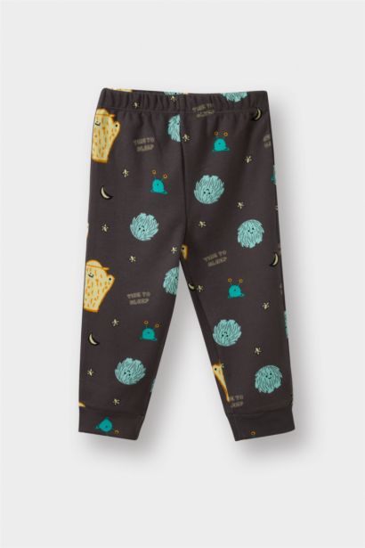 Baby Boy Space Print Top Bottoms 2 Piece Pajama Set
