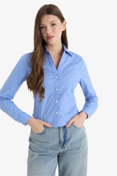 ұзын бұлшықет пішімі Ұзын жеңді көйлек