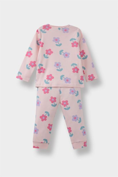 Baby Girl Floral Long Sleeve 2 Piece Pajama Set