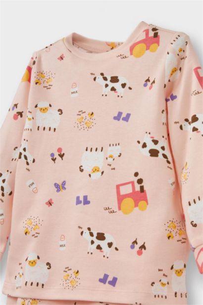 4 piece Regular Fit Animal Knitted Pyjamas