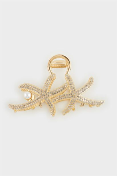Woman Star Fish Hair Clip