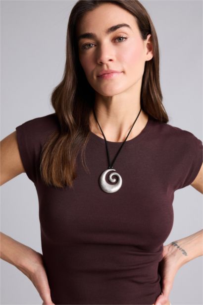 Slım Fıt Basıc Modal Tişört