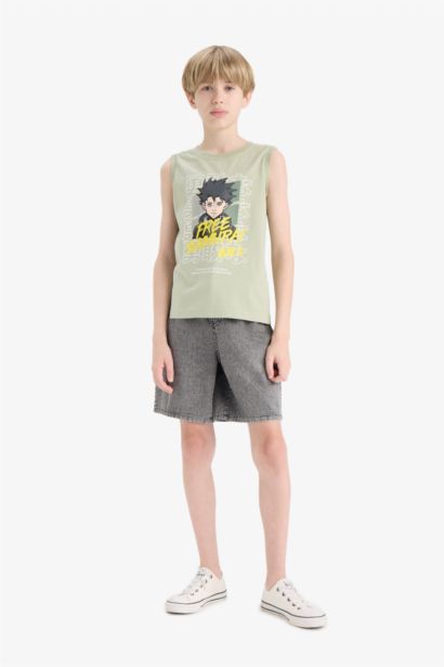 Boy Regular Fit Printed Tank Top
