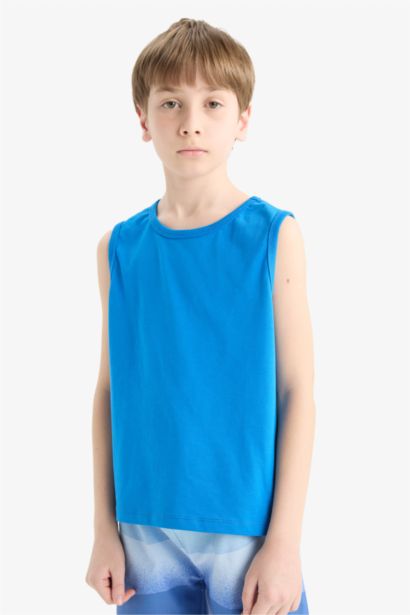 Débardeur à col rond pour garçon