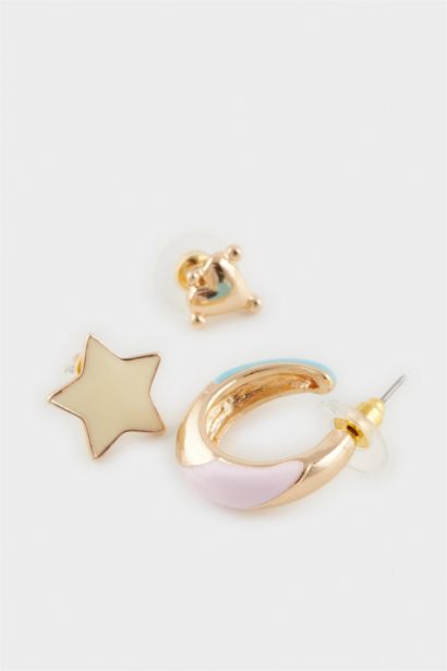 Lot de 3 Boucles d’oreilles dorées pour femme