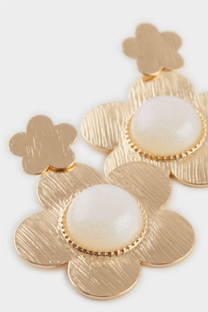 حلق حريمي ذهبي فلورال