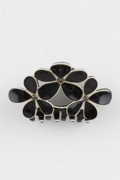 توكة شعر حريمي اسود فلورال