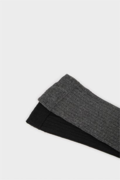 2 piece Cotton Knee Socks