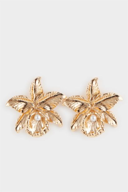 Woman Star Gold Earring