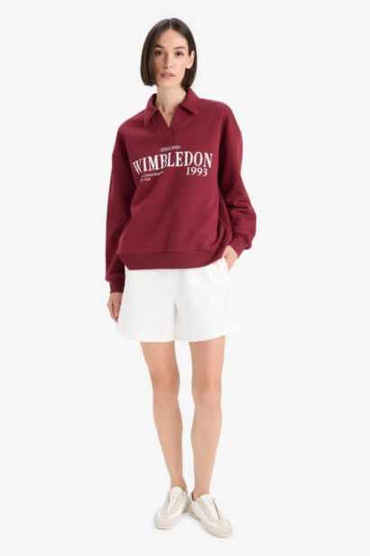 Relax Fit Thick Sweatshirt Fabric Sweatshirt