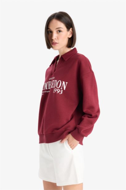 Relax Fit Thick Sweatshirt Fabric Sweatshirt