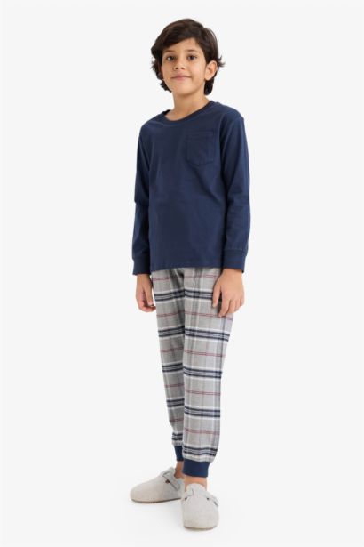 Boy Regular Fit Flannel 2 Piece Pajama Set
