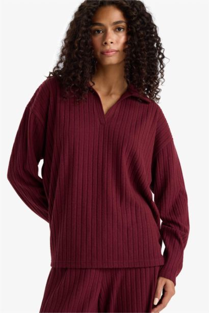 Relax Fit Camisole Long Sleeve T-Shirt