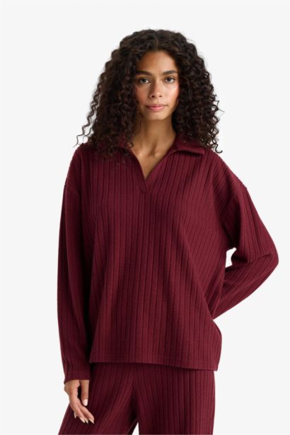 Relax Fit Camisole Long Sleeve T-Shirt