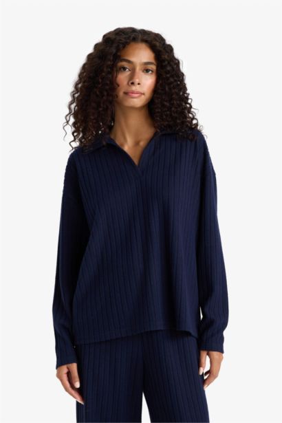Relax Fit Camisole Long Sleeve T-Shirt