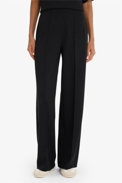 Straight Fit Modal Trousers