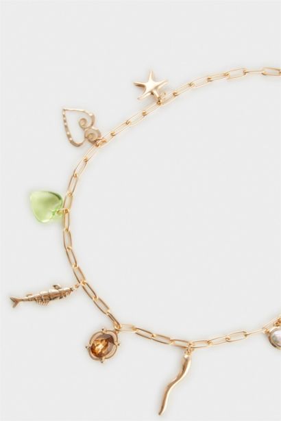 قلادة ذهبي نسائي