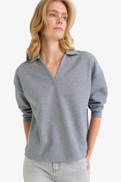 Relax Fit Long Sleeve Sweatshirt