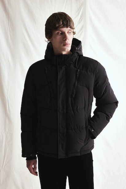 Slim Fit Waterproof Hooded Zip-Up Jacket