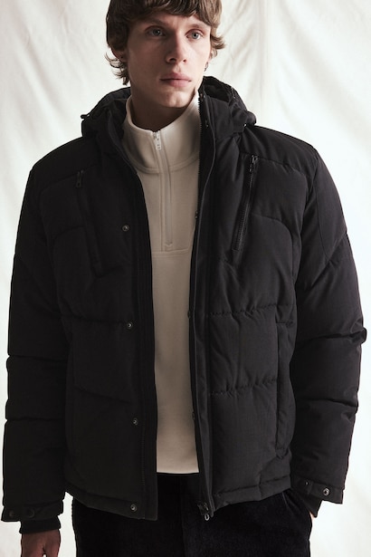 Slim Fit Waterproof Hooded Zip-Up Jacket
