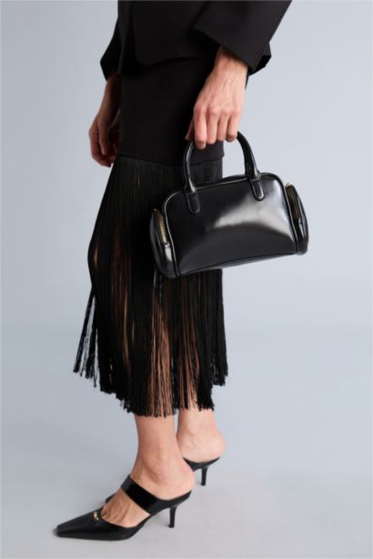 Faux Leather Crossbody Bag