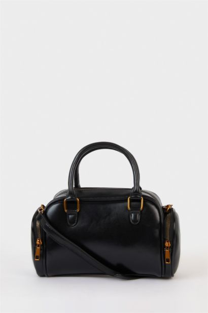 Faux Leather Crossbody Bag