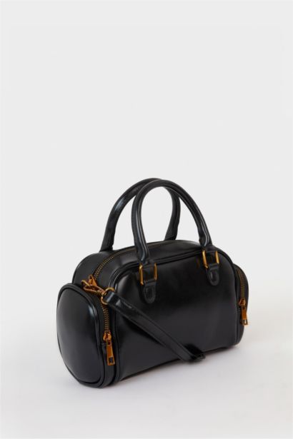 Faux Leather Crossbody Bag