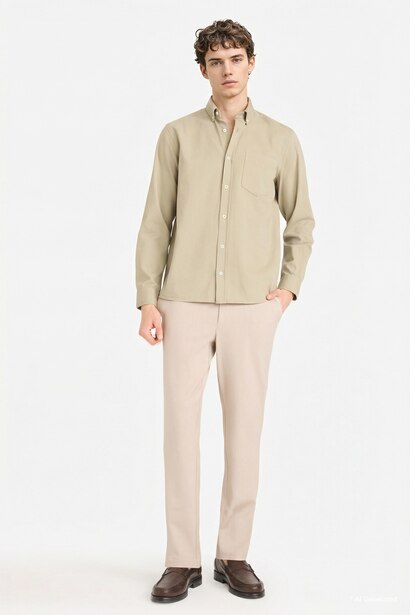 Regular Fit Gabardine Shirt