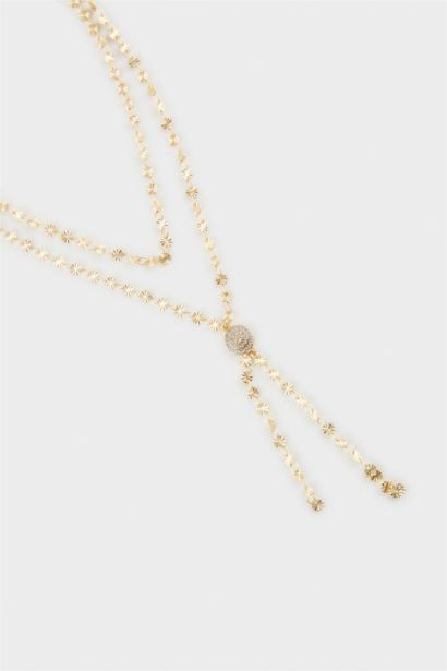 Woman 2 Piece Y Necklace