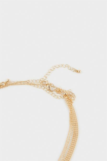 Lot de 3 Colliers dorés à cœur pour femme