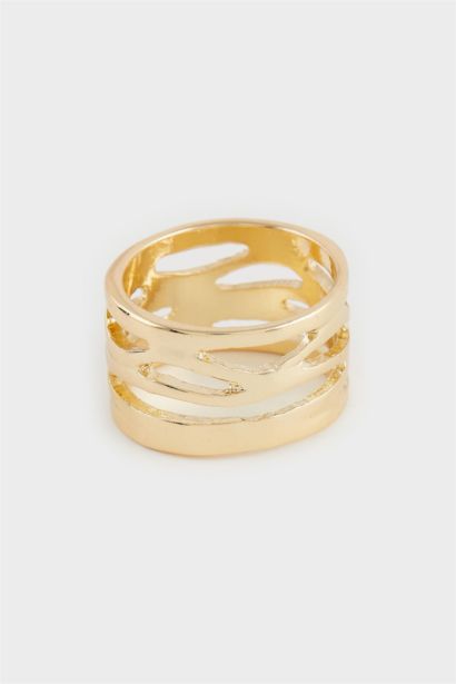 Woman 3 Piece Gold Ring
