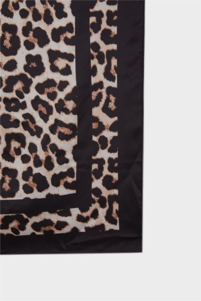 Leopard Patterned Satin Beachwear