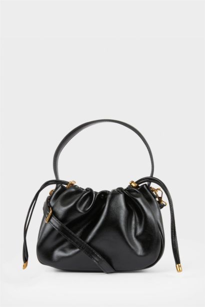 Faux Leather Crossbody Bag