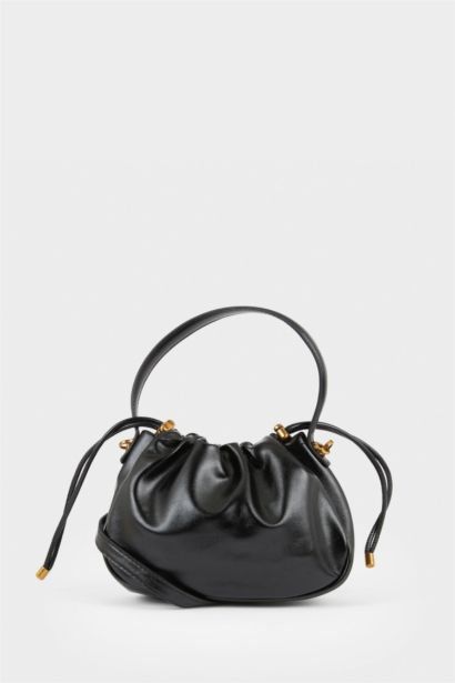 Faux Leather Crossbody Bag