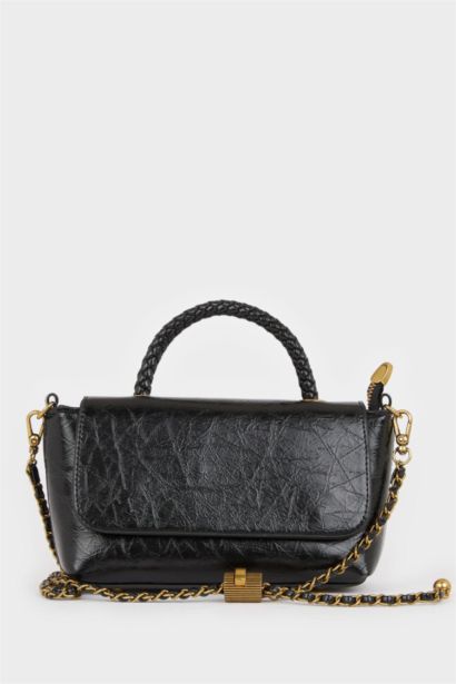 Suni Deri Çapraz Çanta