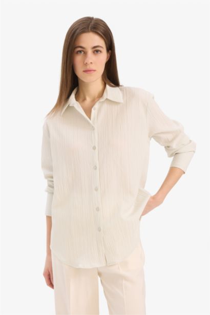 Oversize Fit Long Sleeve Shirt